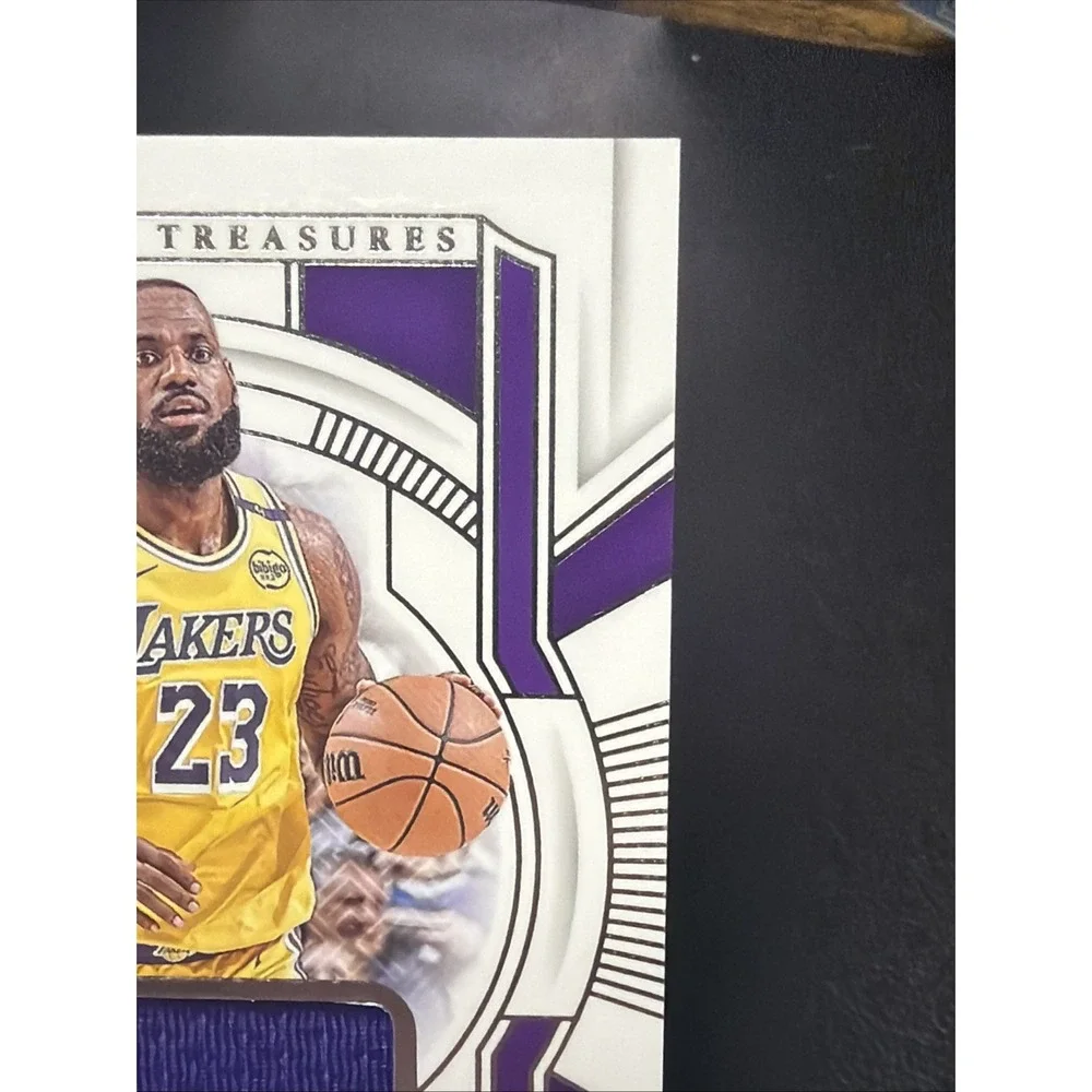 2024 National Treasures Lebron James #23/99 Jersey Number Game Used Patch